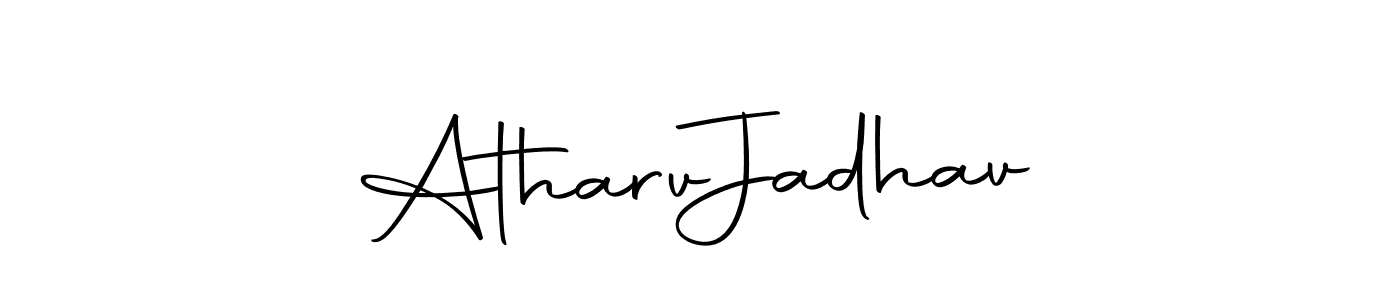 Make a beautiful signature design for name Atharv  Jadhav. With this signature (Autography-DOLnW) style, you can create a handwritten signature for free. Atharv  Jadhav signature style 10 images and pictures png