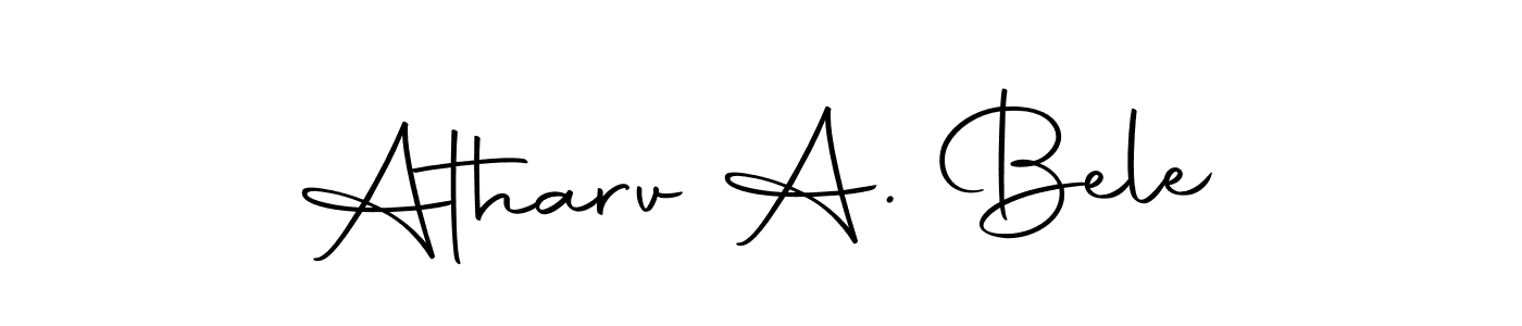 Similarly Autography-DOLnW is the best handwritten signature design. Signature creator online .You can use it as an online autograph creator for name Atharv A. Bele. Atharv A. Bele signature style 10 images and pictures png