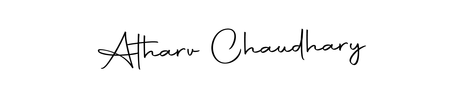 Also we have Atharv Chaudhary name is the best signature style. Create professional handwritten signature collection using Autography-DOLnW autograph style. Atharv Chaudhary signature style 10 images and pictures png