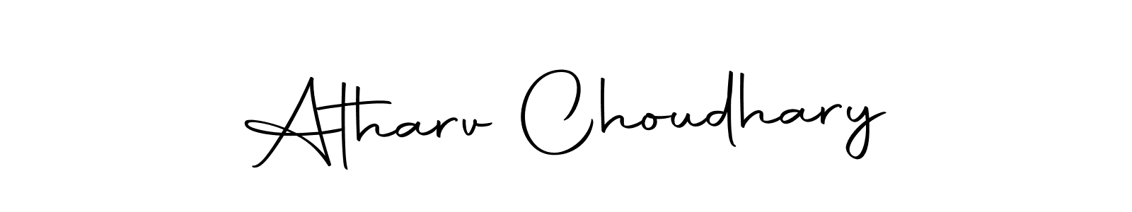 The best way (Autography-DOLnW) to make a short signature is to pick only two or three words in your name. The name Atharv Choudhary include a total of six letters. For converting this name. Atharv Choudhary signature style 10 images and pictures png