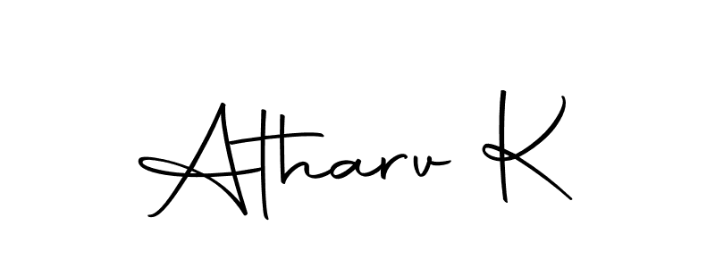 The best way (Autography-DOLnW) to make a short signature is to pick only two or three words in your name. The name Atharv K include a total of six letters. For converting this name. Atharv K signature style 10 images and pictures png