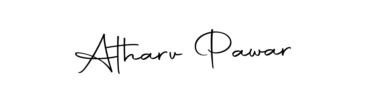 Use a signature maker to create a handwritten signature online. With this signature software, you can design (Autography-DOLnW) your own signature for name Atharv Pawar. Atharv Pawar signature style 10 images and pictures png