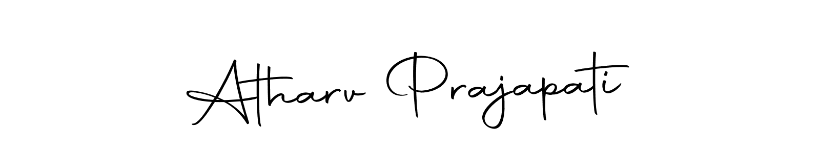 Similarly Autography-DOLnW is the best handwritten signature design. Signature creator online .You can use it as an online autograph creator for name Atharv Prajapati. Atharv Prajapati signature style 10 images and pictures png