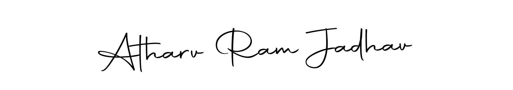 It looks lik you need a new signature style for name Atharv Ram Jadhav. Design unique handwritten (Autography-DOLnW) signature with our free signature maker in just a few clicks. Atharv Ram Jadhav signature style 10 images and pictures png