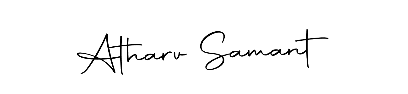 Make a beautiful signature design for name Atharv Samant. Use this online signature maker to create a handwritten signature for free. Atharv Samant signature style 10 images and pictures png