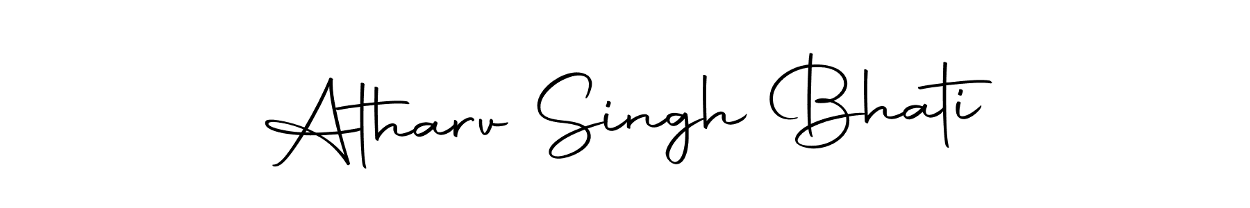 The best way (Autography-DOLnW) to make a short signature is to pick only two or three words in your name. The name Atharv Singh Bhati include a total of six letters. For converting this name. Atharv Singh Bhati signature style 10 images and pictures png