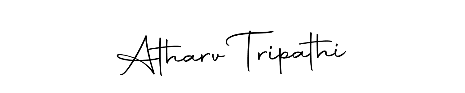 Use a signature maker to create a handwritten signature online. With this signature software, you can design (Autography-DOLnW) your own signature for name Atharv Tripathi. Atharv Tripathi signature style 10 images and pictures png