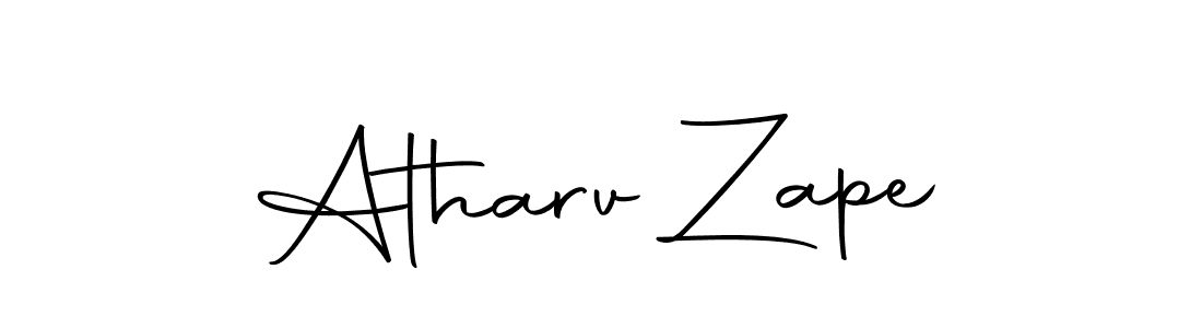 Similarly Autography-DOLnW is the best handwritten signature design. Signature creator online .You can use it as an online autograph creator for name Atharv Zape. Atharv Zape signature style 10 images and pictures png