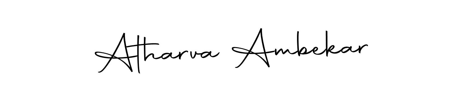 Make a beautiful signature design for name Atharva Ambekar. With this signature (Autography-DOLnW) style, you can create a handwritten signature for free. Atharva Ambekar signature style 10 images and pictures png