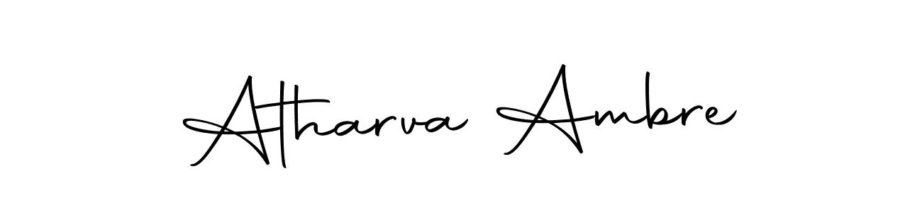 Here are the top 10 professional signature styles for the name Atharva Ambre. These are the best autograph styles you can use for your name. Atharva Ambre signature style 10 images and pictures png