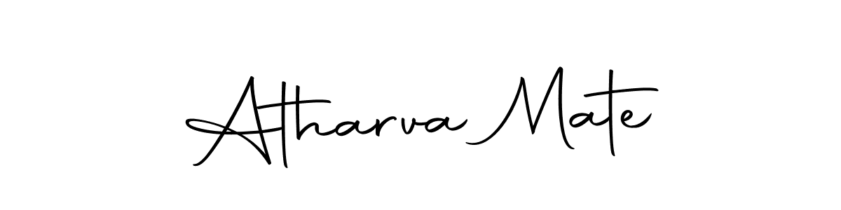 Similarly Autography-DOLnW is the best handwritten signature design. Signature creator online .You can use it as an online autograph creator for name Atharva Mate. Atharva Mate signature style 10 images and pictures png
