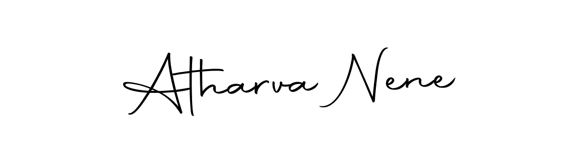 Use a signature maker to create a handwritten signature online. With this signature software, you can design (Autography-DOLnW) your own signature for name Atharva Nene. Atharva Nene signature style 10 images and pictures png