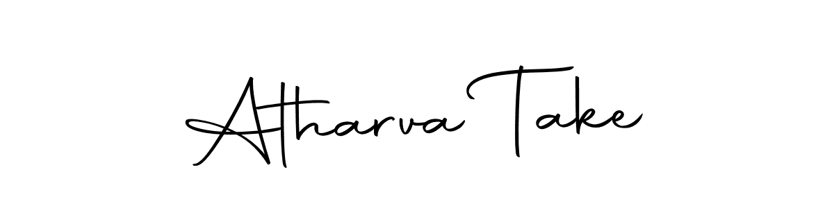 Use a signature maker to create a handwritten signature online. With this signature software, you can design (Autography-DOLnW) your own signature for name Atharva Take. Atharva Take signature style 10 images and pictures png