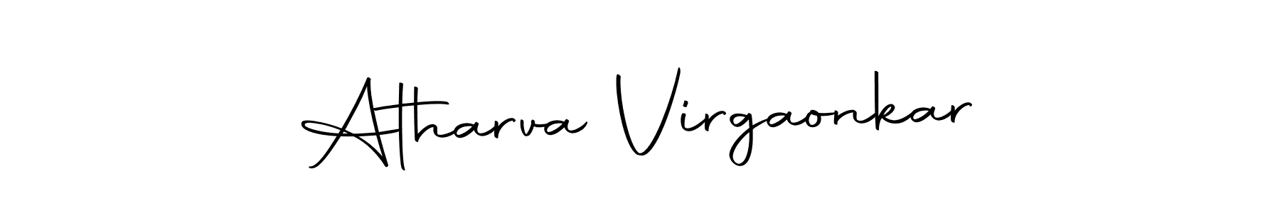 Use a signature maker to create a handwritten signature online. With this signature software, you can design (Autography-DOLnW) your own signature for name Atharva Virgaonkar. Atharva Virgaonkar signature style 10 images and pictures png