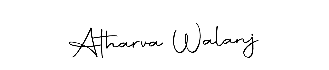 if you are searching for the best signature style for your name Atharva Walanj. so please give up your signature search. here we have designed multiple signature styles  using Autography-DOLnW. Atharva Walanj signature style 10 images and pictures png