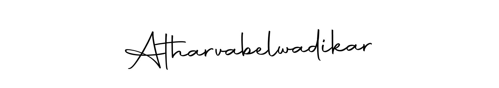 Atharvabelwadikar stylish signature style. Best Handwritten Sign (Autography-DOLnW) for my name. Handwritten Signature Collection Ideas for my name Atharvabelwadikar. Atharvabelwadikar signature style 10 images and pictures png