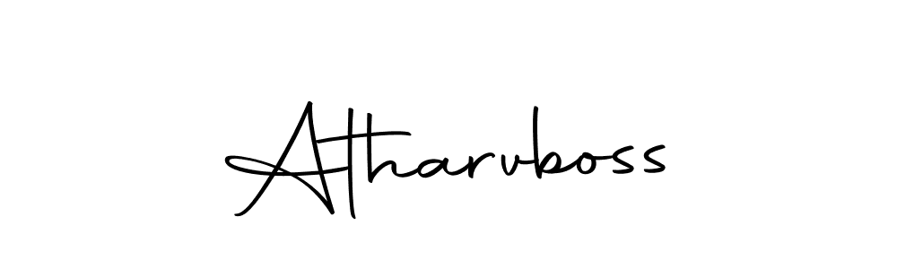 Create a beautiful signature design for name Atharvboss. With this signature (Autography-DOLnW) fonts, you can make a handwritten signature for free. Atharvboss signature style 10 images and pictures png