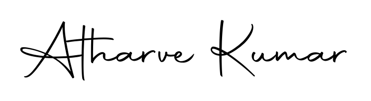 Get an exclusive digital autograph for Atharve Kumar. The Autography-DOLnW typeface captures the charm of real penmanship on paper. Atharve Kumar signature style 10 images and pictures png