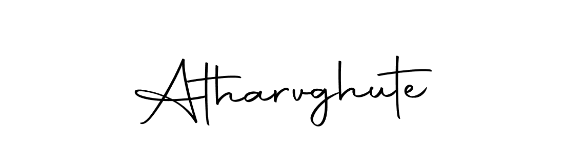 Design your own signature with our free online signature maker. With this signature software, you can create a handwritten (Autography-DOLnW) signature for name Atharvghute. Atharvghute signature style 10 images and pictures png