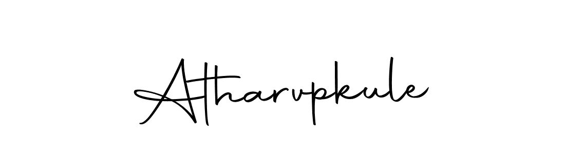 Create a beautiful signature design for name Atharvpkule. With this signature (Autography-DOLnW) fonts, you can make a handwritten signature for free. Atharvpkule signature style 10 images and pictures png
