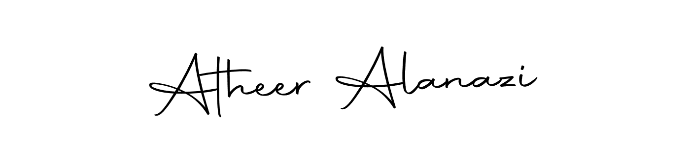 The best way (Autography-DOLnW) to make a short signature is to pick only two or three words in your name. The name Atheer Alanazi include a total of six letters. For converting this name. Atheer Alanazi signature style 10 images and pictures png