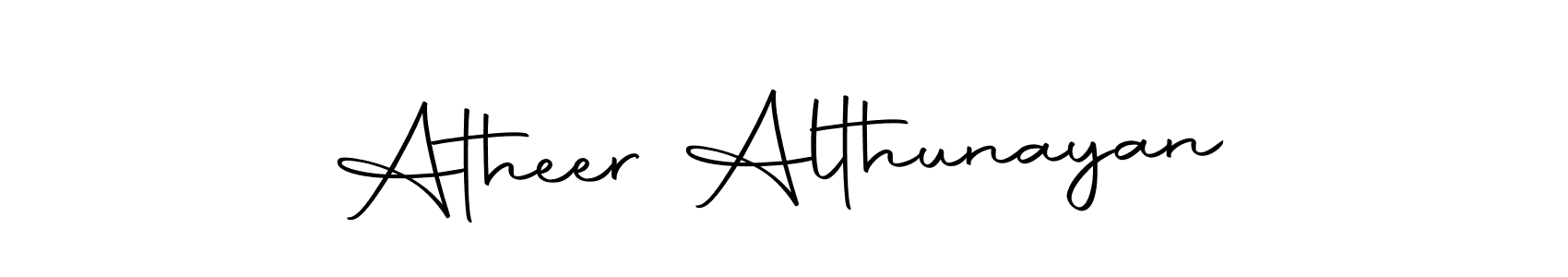 How to make Atheer Althunayan signature? Autography-DOLnW is a professional autograph style. Create handwritten signature for Atheer Althunayan name. Atheer Althunayan signature style 10 images and pictures png