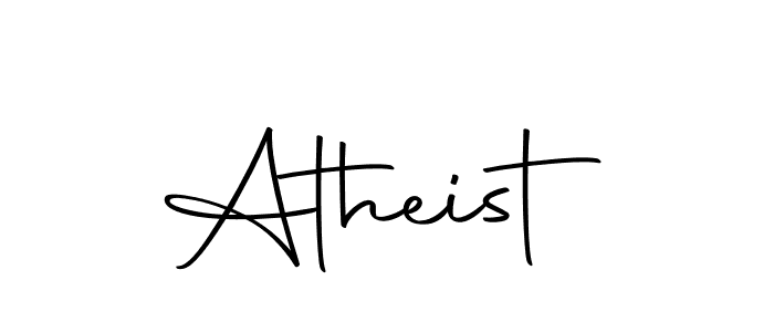 How to make Atheist signature? Autography-DOLnW is a professional autograph style. Create handwritten signature for Atheist name. Atheist signature style 10 images and pictures png