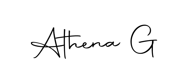 Athena G stylish signature style. Best Handwritten Sign (Autography-DOLnW) for my name. Handwritten Signature Collection Ideas for my name Athena G. Athena G signature style 10 images and pictures png