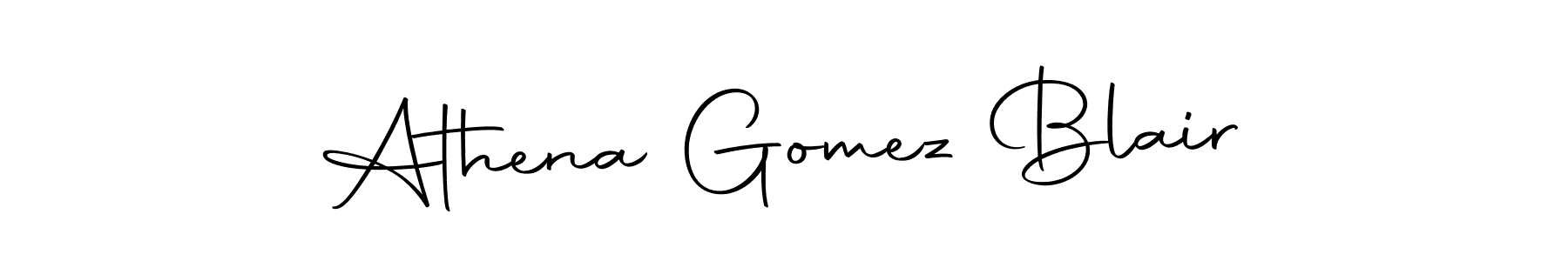 See photos of Athena Gomez Blair official signature by Spectra . Check more albums & portfolios. Read reviews & check more about Autography-DOLnW font. Athena Gomez Blair signature style 10 images and pictures png