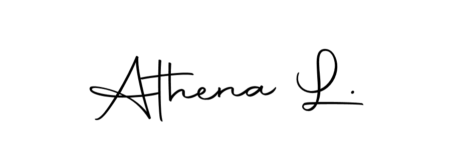 Athena L. stylish signature style. Best Handwritten Sign (Autography-DOLnW) for my name. Handwritten Signature Collection Ideas for my name Athena L.. Athena L. signature style 10 images and pictures png