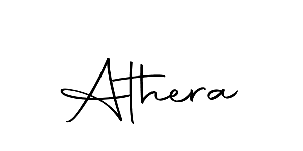 You should practise on your own different ways (Autography-DOLnW) to write your name (Athera) in signature. don't let someone else do it for you. Athera signature style 10 images and pictures png