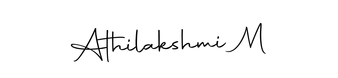 You can use this online signature creator to create a handwritten signature for the name Athilakshmi M. This is the best online autograph maker. Athilakshmi M signature style 10 images and pictures png