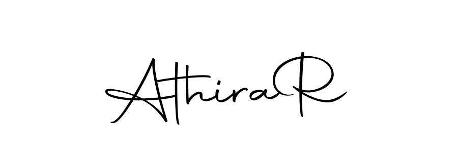 The best way (Autography-DOLnW) to make a short signature is to pick only two or three words in your name. The name Athira  R include a total of six letters. For converting this name. Athira  R signature style 10 images and pictures png
