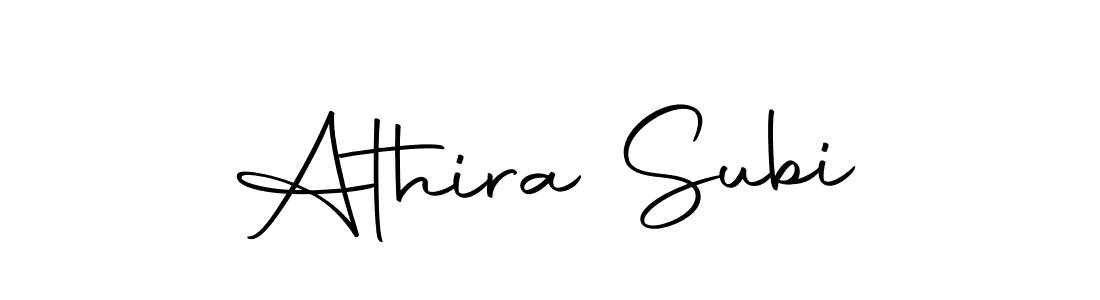 Athira Subi stylish signature style. Best Handwritten Sign (Autography-DOLnW) for my name. Handwritten Signature Collection Ideas for my name Athira Subi. Athira Subi signature style 10 images and pictures png