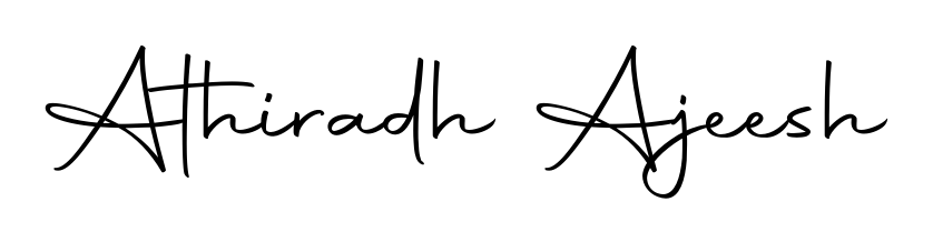 Also we have Athiradh Ajeesh name is the best signature style. Create professional handwritten signature collection using Autography-DOLnW autograph style. Athiradh Ajeesh signature style 10 images and pictures png