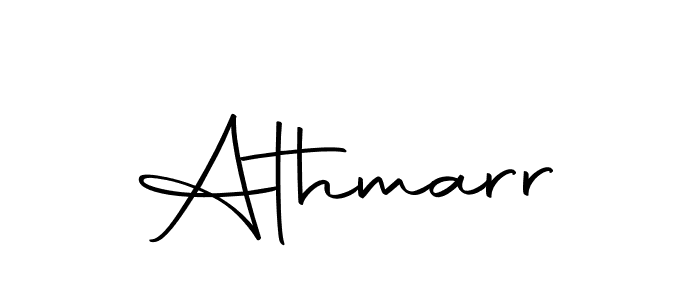 Use a signature maker to create a handwritten signature online. With this signature software, you can design (Autography-DOLnW) your own signature for name Athmarr. Athmarr signature style 10 images and pictures png