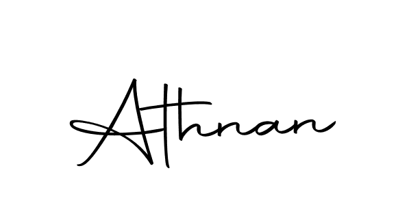 Make a beautiful signature design for name Athnan. Use this online signature maker to create a handwritten signature for free. Athnan signature style 10 images and pictures png