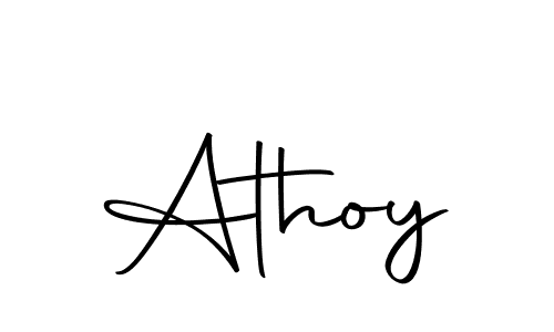 Design your own signature with our free online signature maker. With this signature software, you can create a handwritten (Autography-DOLnW) signature for name Athoy. Athoy signature style 10 images and pictures png