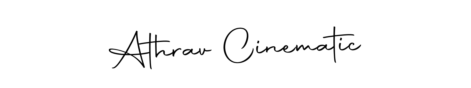 Make a beautiful signature design for name Athrav Cinematic. Use this online signature maker to create a handwritten signature for free. Athrav Cinematic signature style 10 images and pictures png