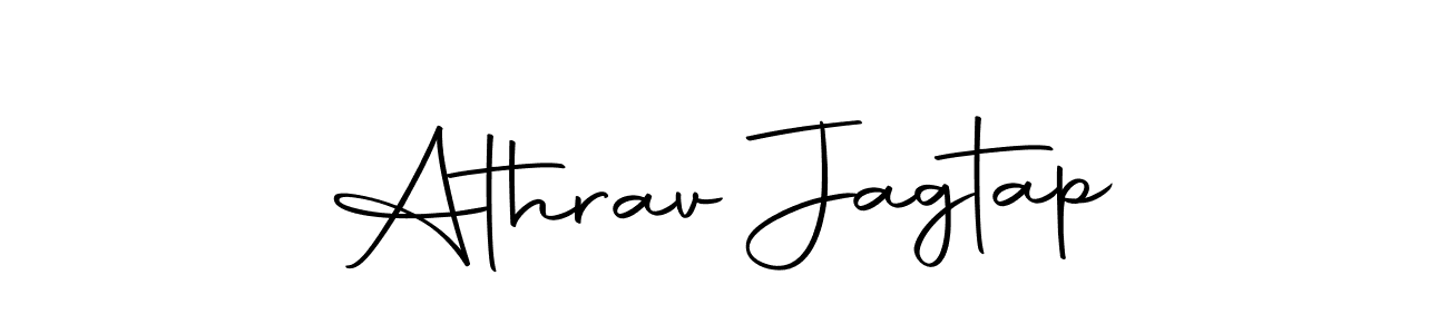 Autography-DOLnW is a professional signature style that is perfect for those who want to add a touch of class to their signature. It is also a great choice for those who want to make their signature more unique. Get Athrav Jagtap name to fancy signature for free. Athrav Jagtap signature style 10 images and pictures png