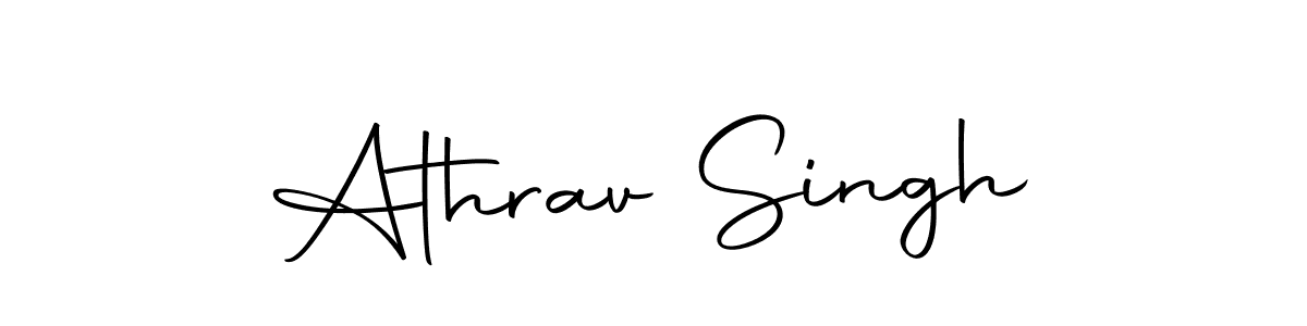 Make a beautiful signature design for name Athrav Singh. Use this online signature maker to create a handwritten signature for free. Athrav Singh signature style 10 images and pictures png