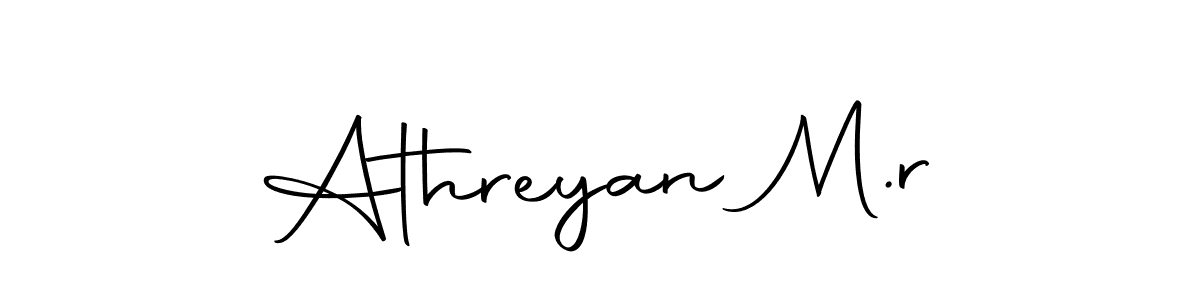 Here are the top 10 professional signature styles for the name Athreyan M.r. These are the best autograph styles you can use for your name. Athreyan M.r signature style 10 images and pictures png