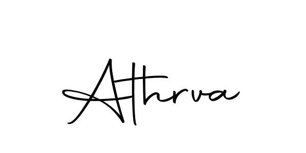 Design your own signature with our free online signature maker. With this signature software, you can create a handwritten (Autography-DOLnW) signature for name Athrva. Athrva signature style 10 images and pictures png