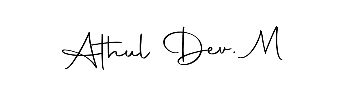 Also You can easily find your signature by using the search form. We will create Athul Dev. M name handwritten signature images for you free of cost using Autography-DOLnW sign style. Athul Dev. M signature style 10 images and pictures png