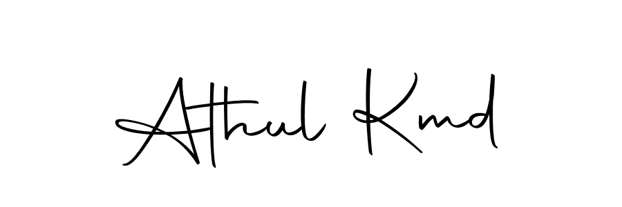 if you are searching for the best signature style for your name Athul Kmd. so please give up your signature search. here we have designed multiple signature styles  using Autography-DOLnW. Athul Kmd signature style 10 images and pictures png