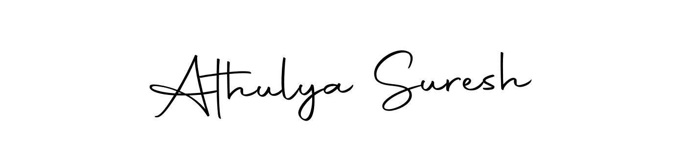 The best way (Autography-DOLnW) to make a short signature is to pick only two or three words in your name. The name Athulya Suresh include a total of six letters. For converting this name. Athulya Suresh signature style 10 images and pictures png