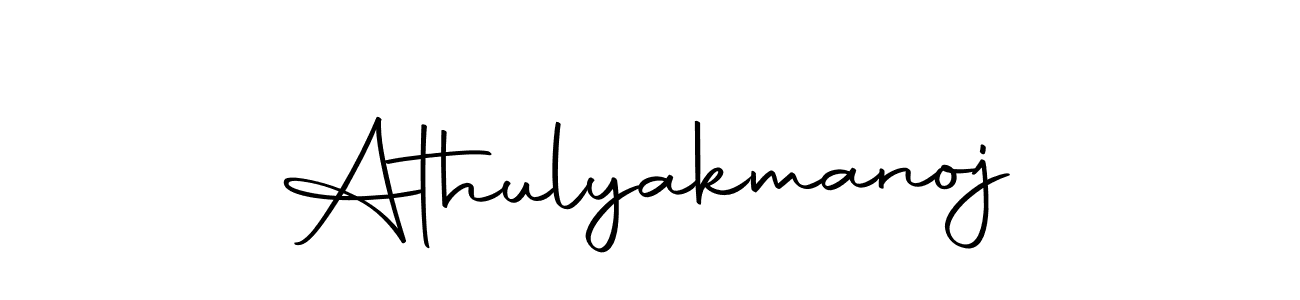 Use a signature maker to create a handwritten signature online. With this signature software, you can design (Autography-DOLnW) your own signature for name Athulyakmanoj. Athulyakmanoj signature style 10 images and pictures png