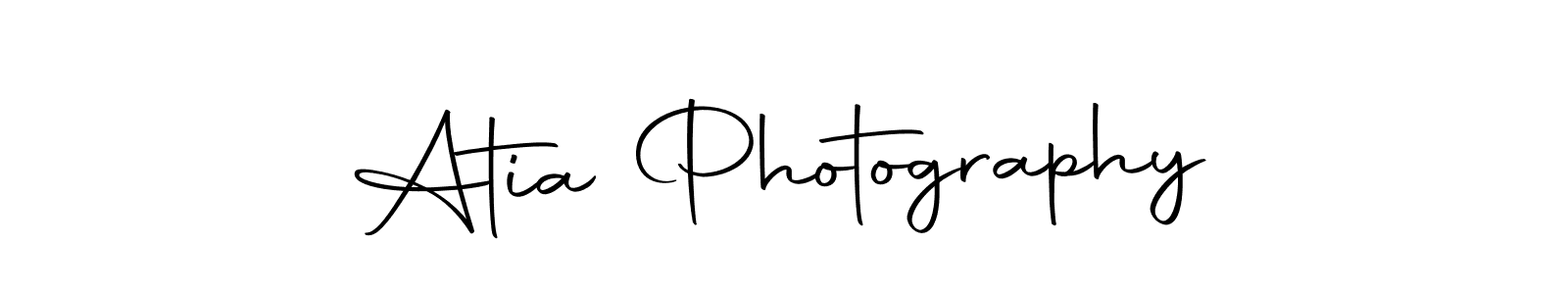 How to make Atia Photography signature? Autography-DOLnW is a professional autograph style. Create handwritten signature for Atia Photography name. Atia Photography signature style 10 images and pictures png