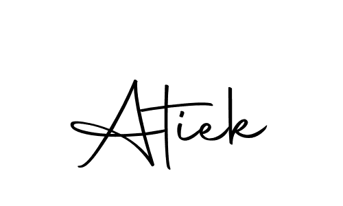 Make a beautiful signature design for name Atiek. Use this online signature maker to create a handwritten signature for free. Atiek signature style 10 images and pictures png