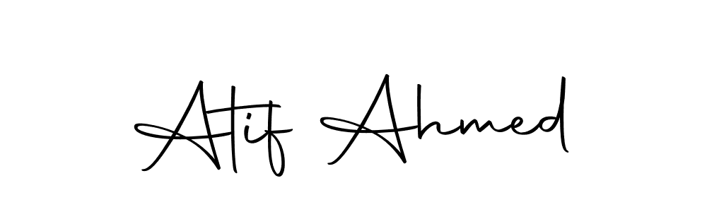 The best way (Autography-DOLnW) to make a short signature is to pick only two or three words in your name. The name Atif Ahmed include a total of six letters. For converting this name. Atif Ahmed signature style 10 images and pictures png